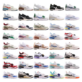 Nike Jordan Air Jordan 1 Spring Flower Sea Low Top Retro Basketball Shoes-2986  